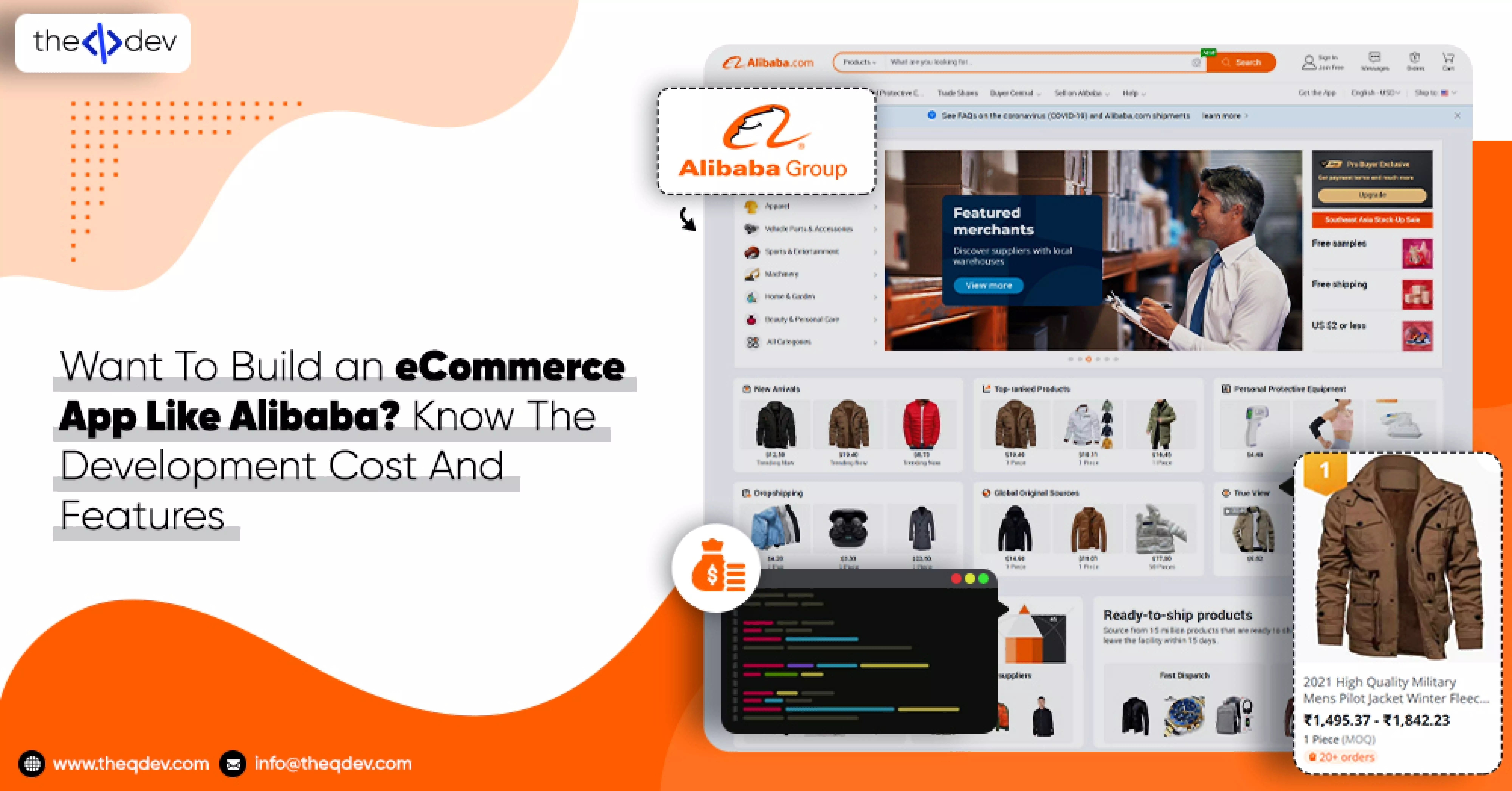 Want To Build an eCommerce App Like Alibaba Know The Development Cost And Features